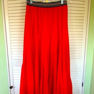 Anthropologie Full Length Skirt Size 0